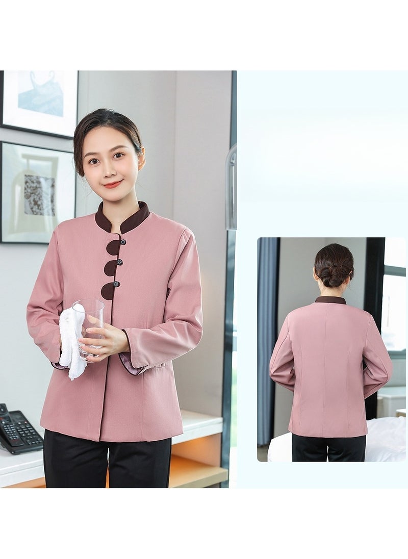 KUYING New Summer Cleaner Work Clothes 