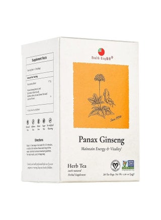 Panax Ginseng Herb Tea, Teabags, 20 Count Box - pzsku/Z2684B32EA56A50FDFB6FZ/45/_/1687911798/3380238a-e6f8-4683-ade3-ec85cd3d5c26