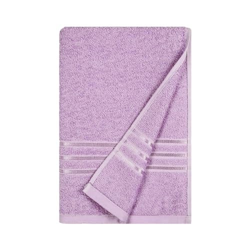 MYTRIDENT Bath Towel for Men/Women | Comfort Living | Quick Drying | Travel Friendly | 1 Piece Large Size | 100% Cotton 400 GSM | 70 x 140 cms - Violet Sky - Image 2