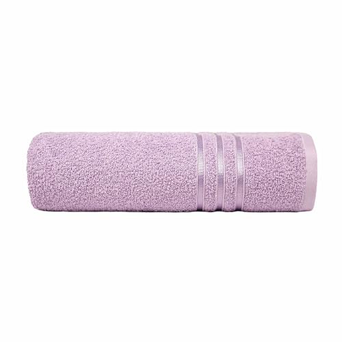 MYTRIDENT Bath Towel for Men/Women | Comfort Living | Quick Drying | Travel Friendly | 1 Piece Large Size | 100% Cotton 400 GSM | 70 x 140 cms - Violet Sky - Image 3