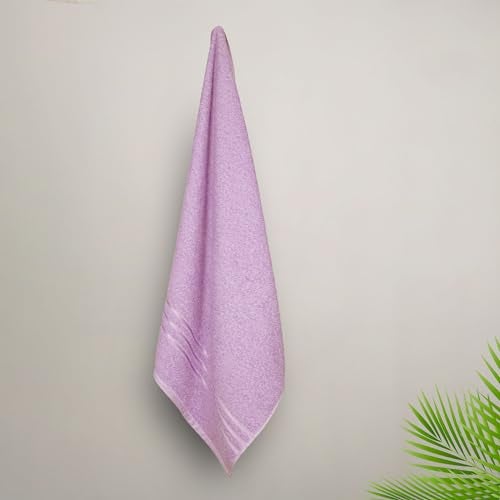 MYTRIDENT Bath Towel for Men/Women | Comfort Living | Quick Drying | Travel Friendly | 1 Piece Large Size | 100% Cotton 400 GSM | 70 x 140 cms - Violet Sky - Image 5
