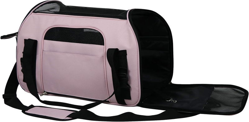 EliteField (Medium: 43cm L x 23cm W x 30cm H, Pink) - Soft Sided Pet Carrier (3 Year Warranty, Airline Approved), Multiple Sizes and Colours Available - Image 3