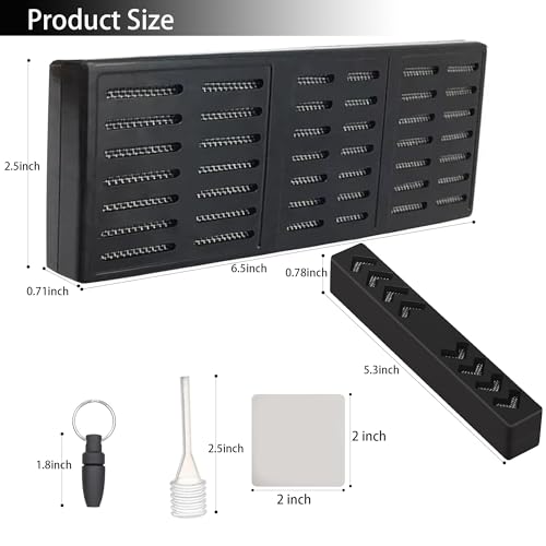 VOVCIG Cigar Humidifier Set 3 Pcs Rectangle Cigar Humidors Humidifier with Cigar Puncher and Liquid Dispenser Keep Cigars Fresh - Image 2