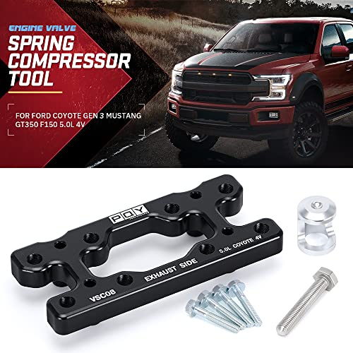 pqy أداة ضغط زنبرك صمام المحرك PQY متوافقة مع فورد F-150 5.0L موستانج كايوتي 4 صمامات محرك تراكس مثبت برغي مغناطيسي أسود - Image 2