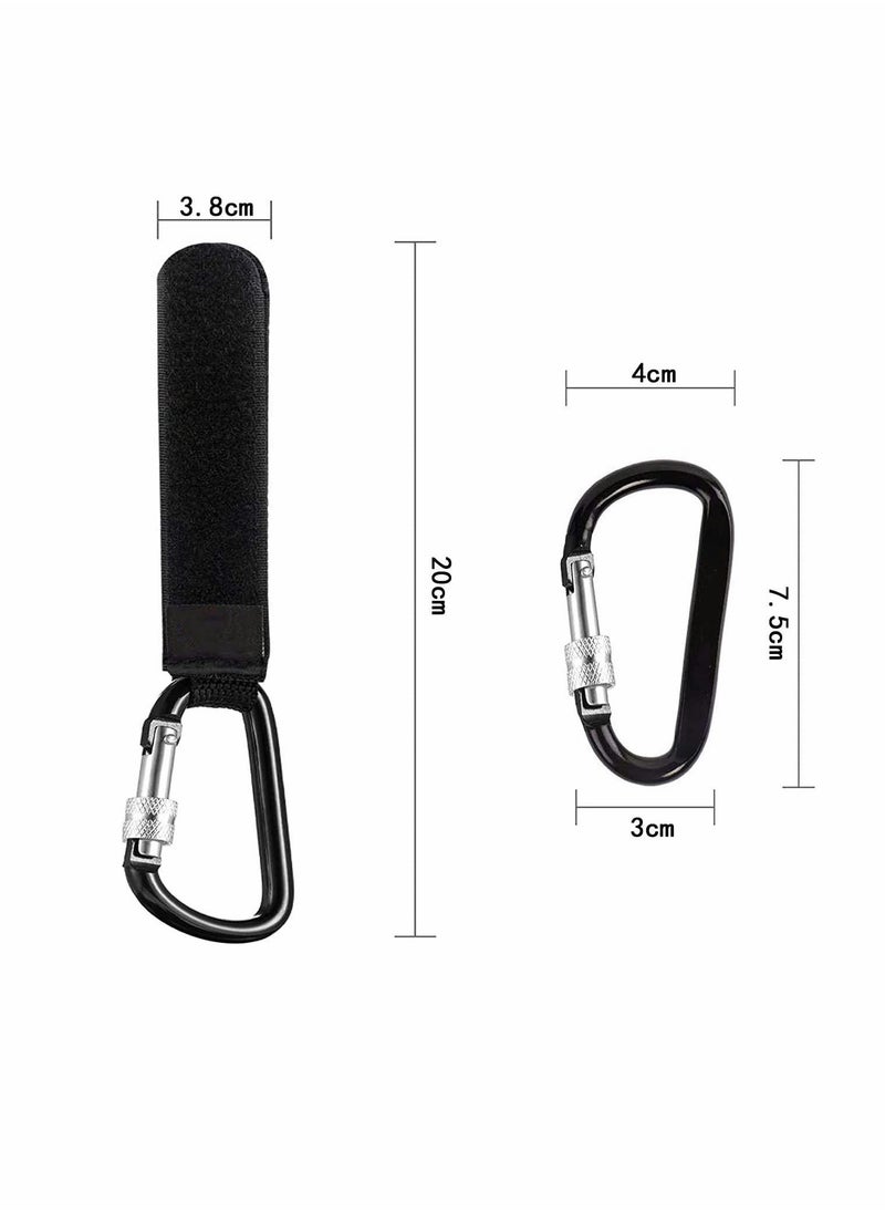 KASTWAVE - Buggy Pram Clips, Convenient Stroller Hooks Hook Your Baby Items, Shopping Bags Safely on Your Pushchair or Stroller Clip Your Handbag or Baby Change Bag to Your Pram, 2 Pack - Image 1