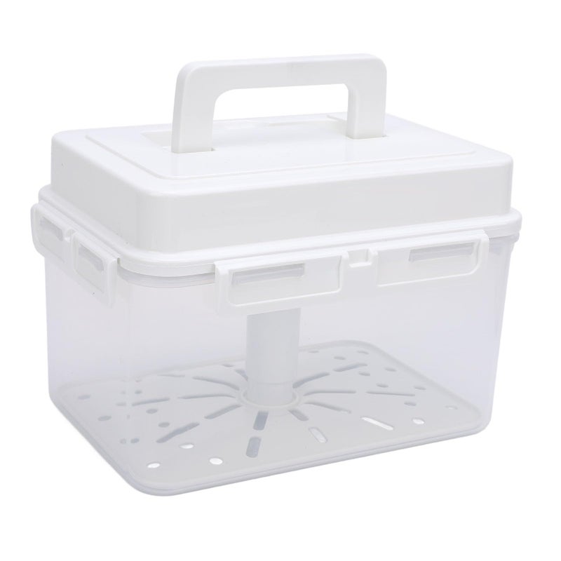 4L Kimchi Fermentation Container With Good Sealing Large Rectangular Capacity For Home 10 6 Inch L x 7 5 Inch W - Image 3
