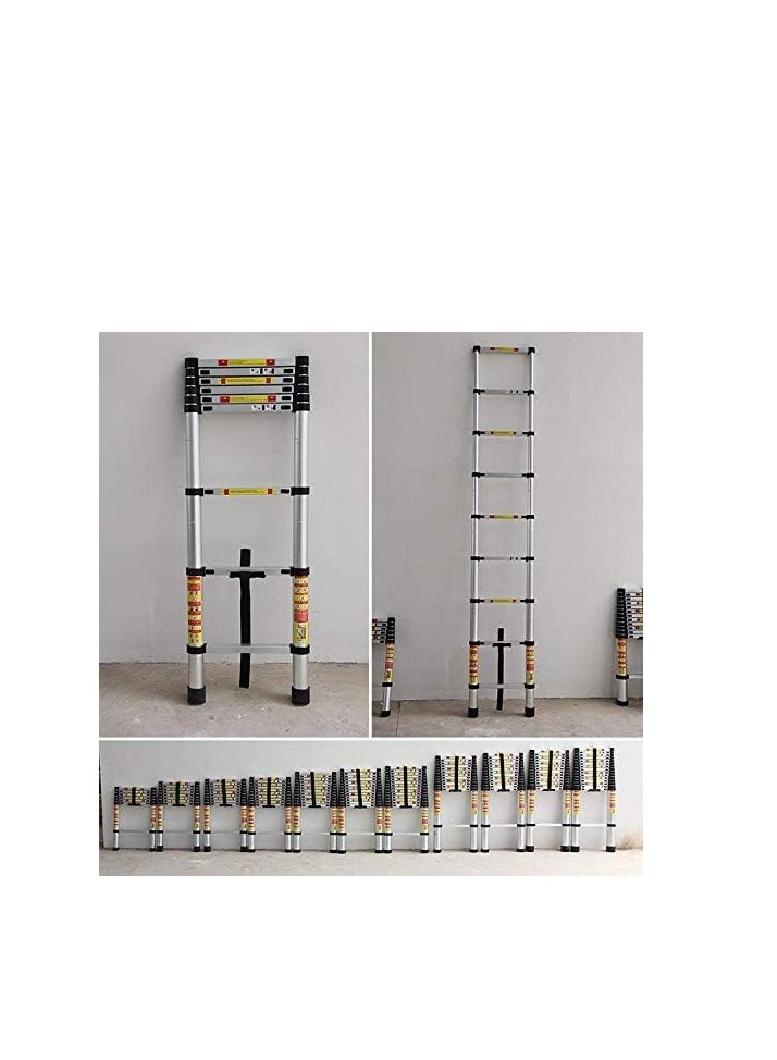 ROBUSTLINE Robustline Telescopic Folding Ladder Straight 3.8M  - Image 2
