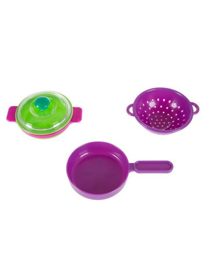 Hey! Play! Kids Play Dish Set, 27 Piece Tableware Dish Set with Dish Drainer - for Kitchen Playset and Pretend Food, Toys for Boys and Girls - Image 5