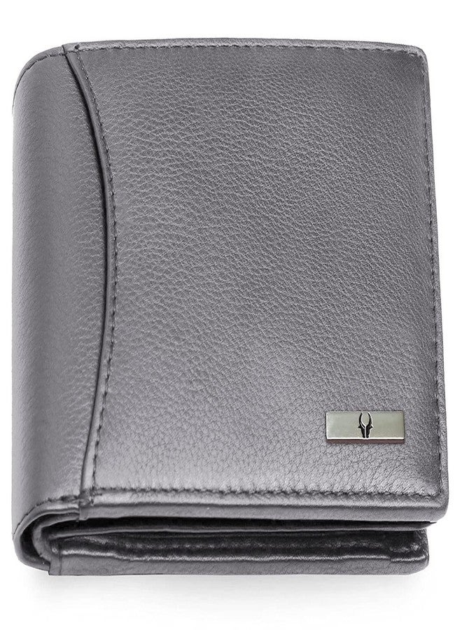 WildHorn Rfid Protected Leather Wallet For Men, Grey - Image 2