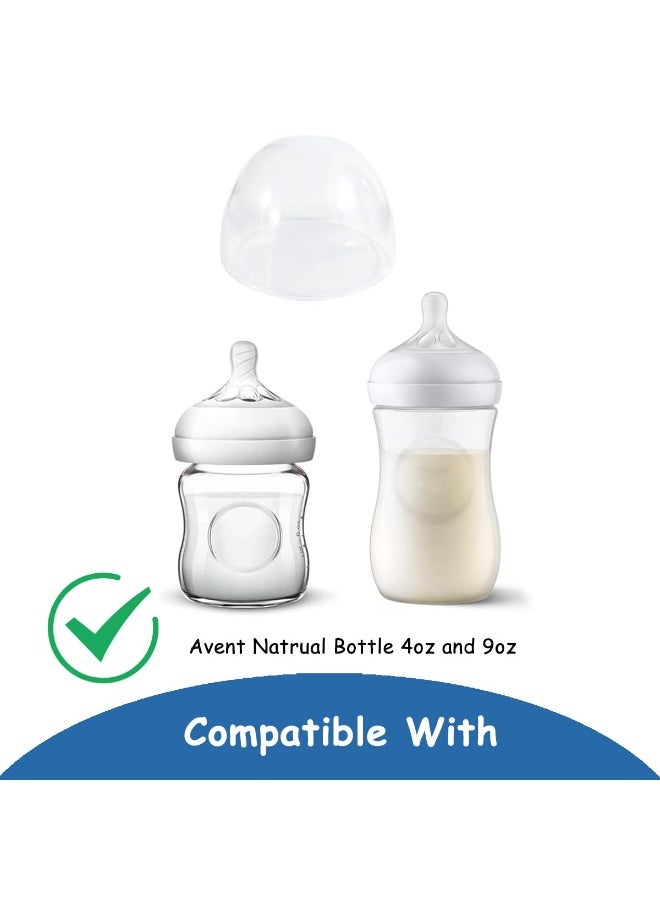 ROMIRUS Bottle Caps Replacement for Avent Natural Baby Feeding Bottles 3 Pack - Image 4
