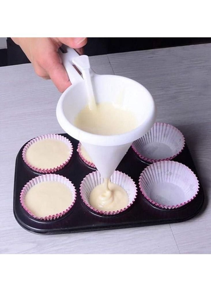 Gonice - Adjustable Baking Tools Icing Kitchen Funnel Pastry Batter Dispenser Cream Cookie Cupcake Pancake - Image 1
