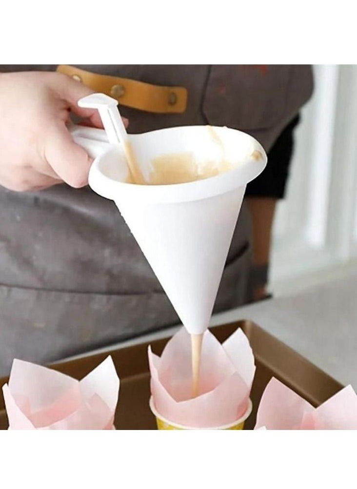 Gonice - Adjustable Baking Tools Icing Kitchen Funnel Pastry Batter Dispenser Cream Cookie Cupcake Pancake - Image 1