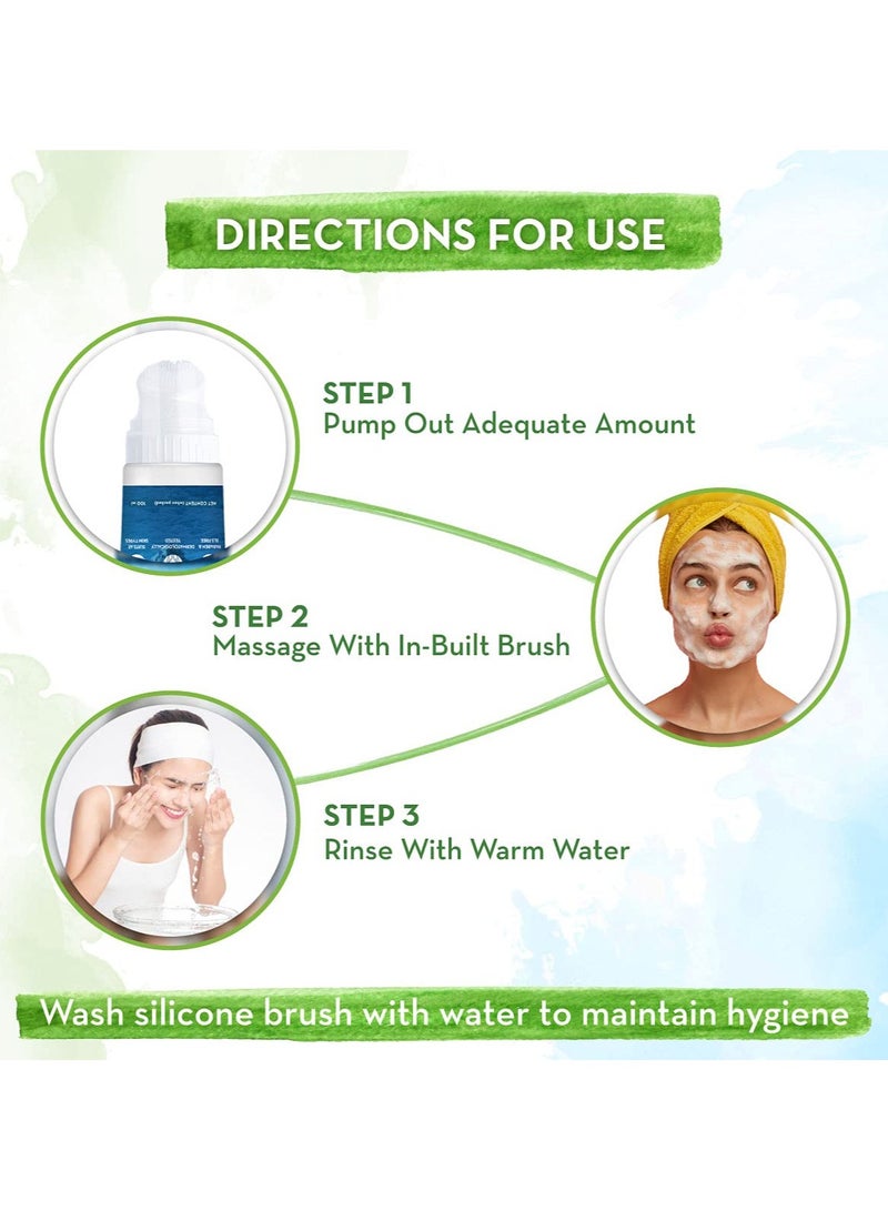 Mama Earth Aqua Glow Face Wash With Himalayan Thermal Water and Hyaluronic Acid for Intense Hydration 100ml - Image 5