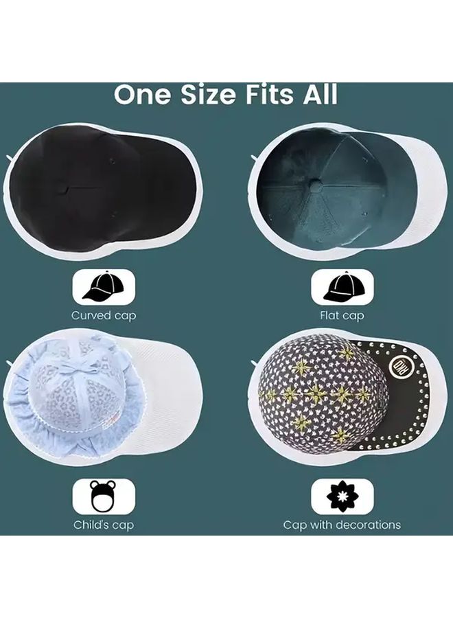 Blue Mesh Laundry Hat Washing Bag Anti Deformation Protective Portable Household Use - Image 3