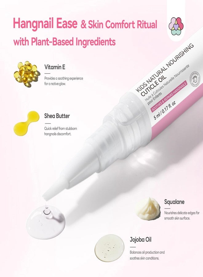 SAVILAND Cuticle Oil Pen for Kids: Plant-Based Nail Oil Pen 8-Hour Long-Lasting Nourishment 2-Hour Soften Tough Hangnails Child-friendly Cuticle Oil for Nails Gentle Nail Care for Kids 3-8 (Glamkids) - Image 5