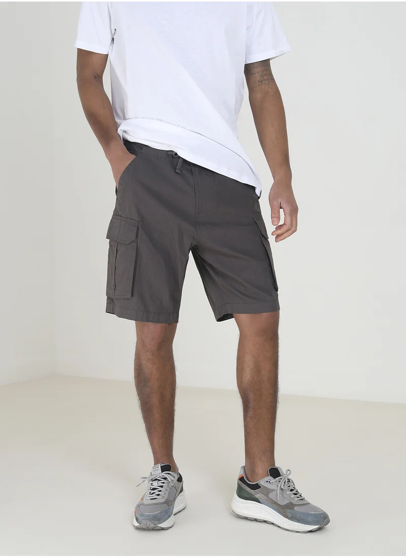 BRAVE SOUL Canvas Cargo Shorts