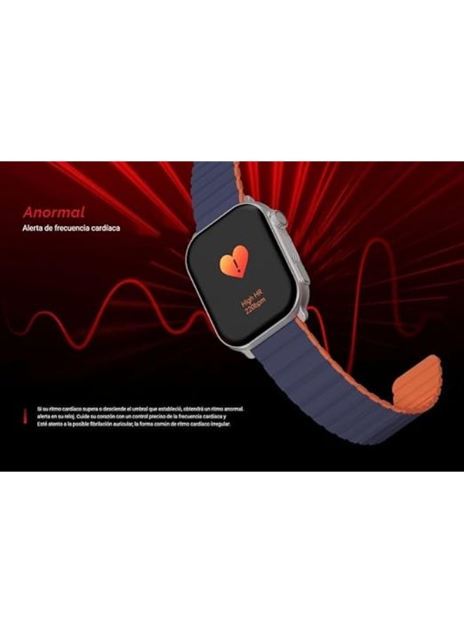 Kieslect Ks Pro Calling Smart Watch Silver - Image 3