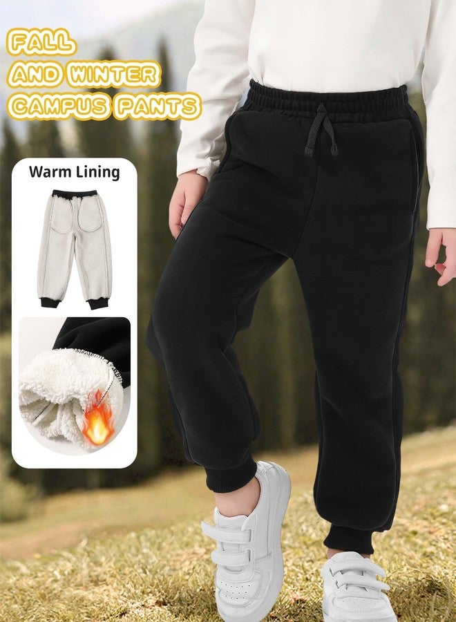 Volunboy Toddler Boy Pants Baby Comfrt Sweatpants Boys Winter Sweatpants (Black, 2-3T) - Image 3