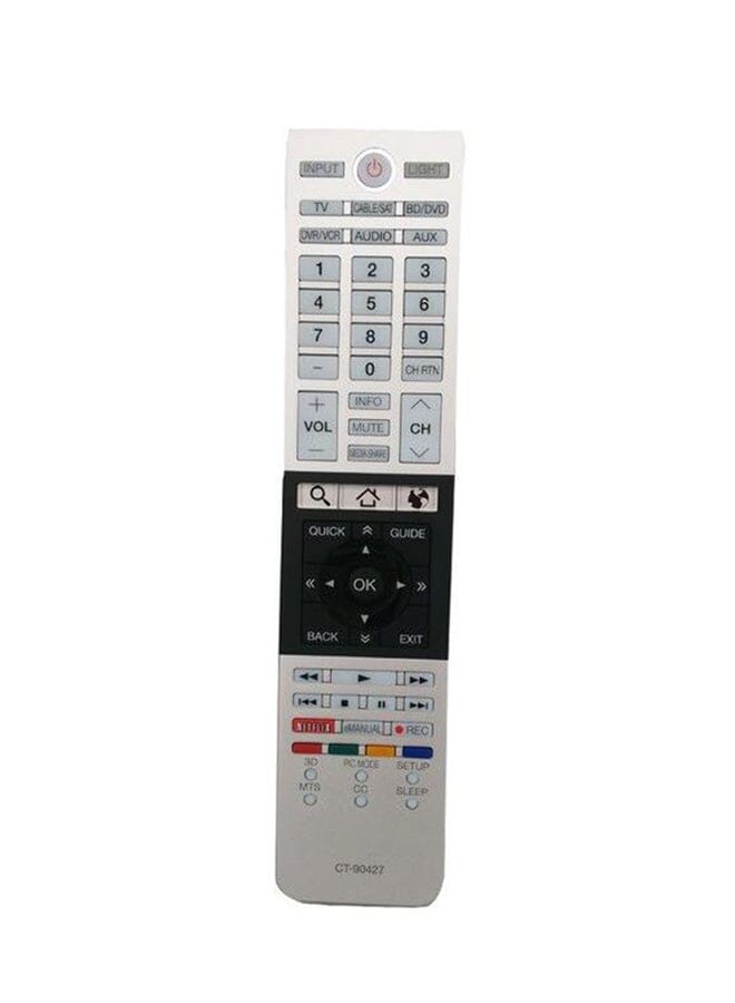 Remote Control For Toshiba Smart Tv Beige Black