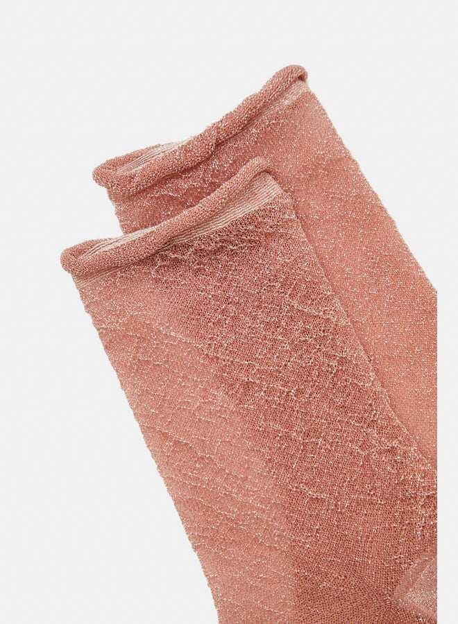 FOREVER 21 Glitter Knit Crew Socks  - Image 3