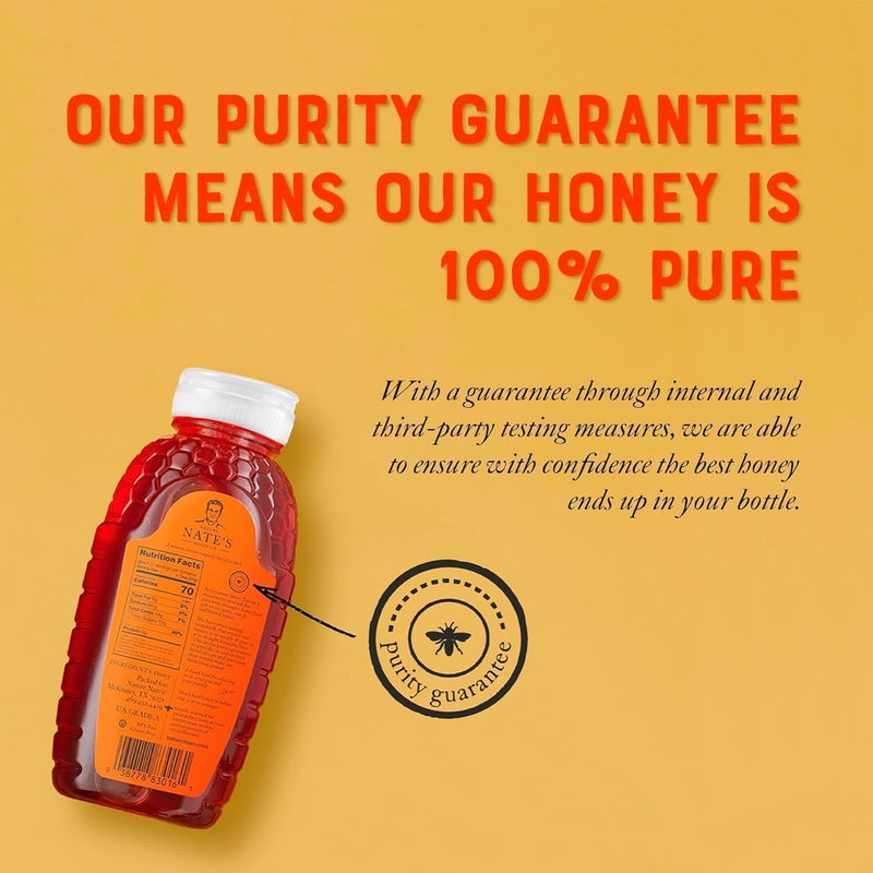 Nature Nate's 100% Pure California Raw & Unfiltered Honey - 16 oz - Image 5