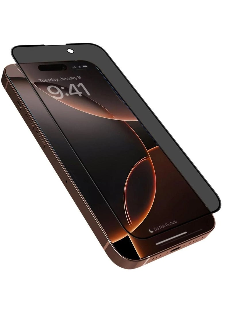 CITYWAY Cityway Privacy Screen Protector, Anti-Spy 5D Tempered Glass, Full Cover Edge to Edge Protection  - Image 1