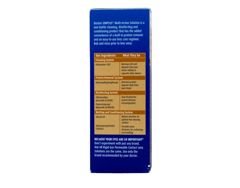 Boston باوش آند لامب بوسطن سيمبلوس محلول متعدد الأغراض مع مزيل البروتين اليومي 3.5 أونصة (عبوة من 2) - Image 4