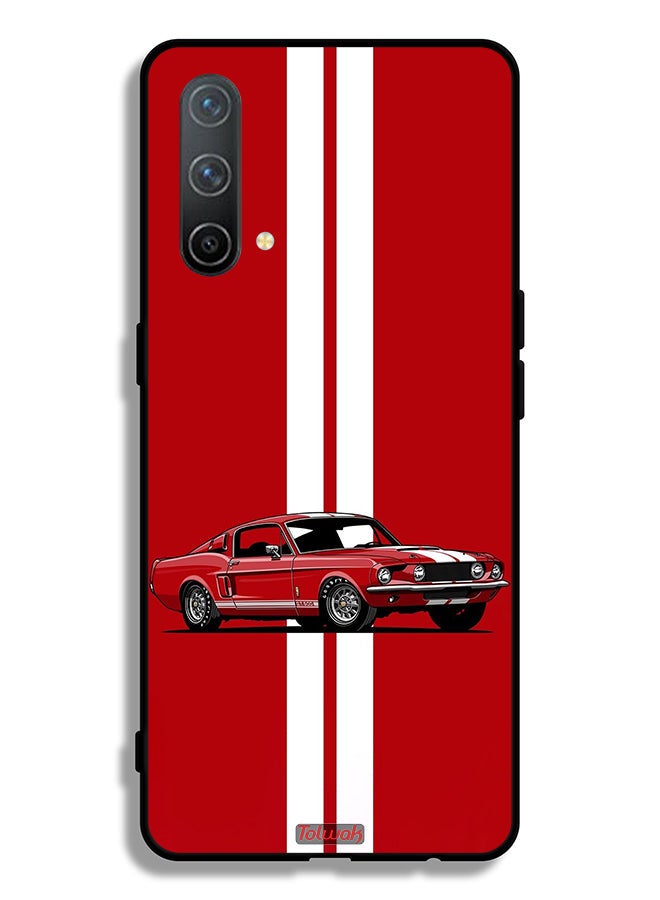Tolwak OnePlus Nord CE 5G Protective Case Cover Vintage Car Abstract Art - Image 2