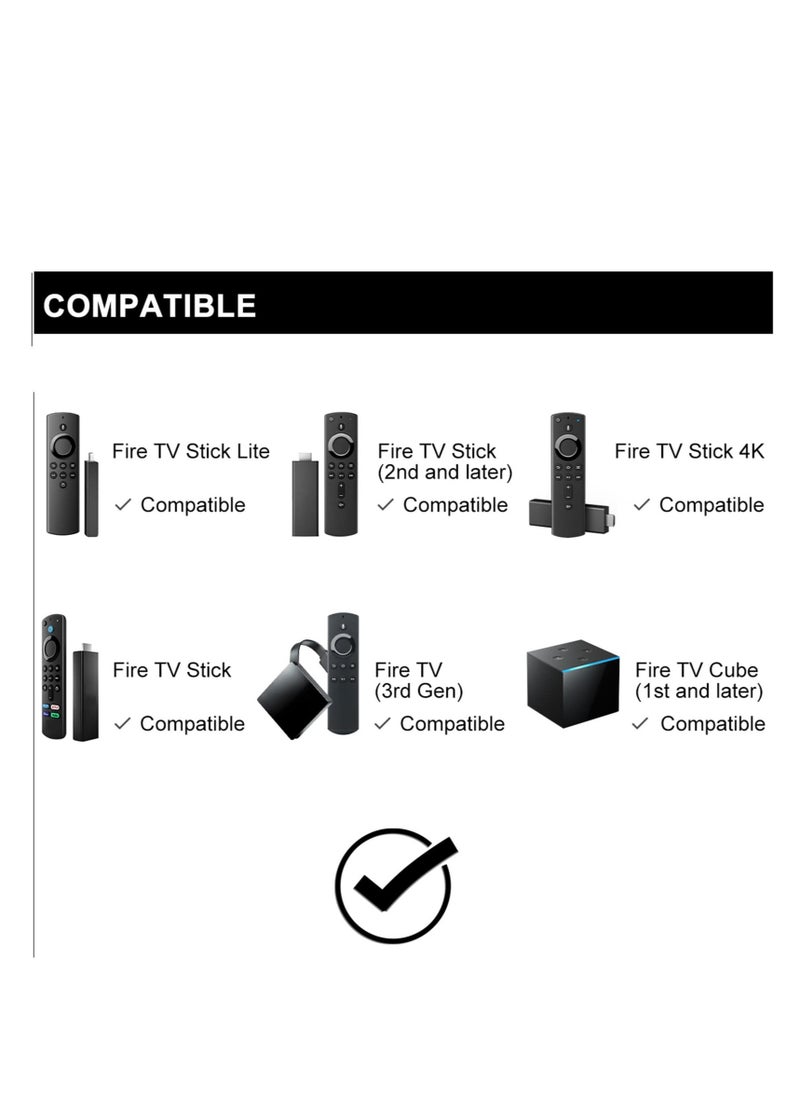 Replacement 3rd-Gen Voice Remote Control Fit for Amazon Fire TV Stick Max Sub L5B83H L5B83G 2nd-Gen