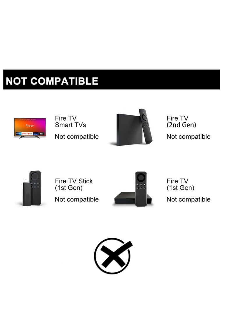 Replacement 3rd-Gen Voice Remote Control Fit for Amazon Fire TV Stick Max Sub L5B83H L5B83G 2nd-Gen