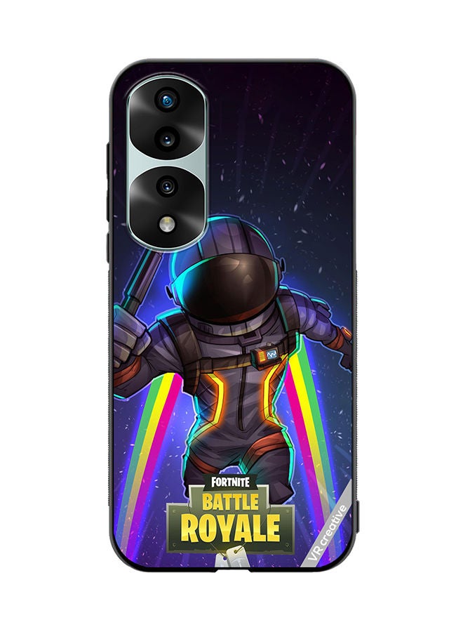VR CREATIVE Protective Case Cover For Honor 70 Pro Fortnite Space Bomber Design Multicolour - Image 1