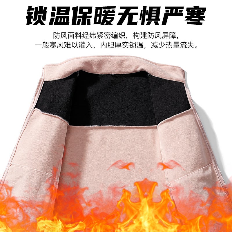 New Outdoor Single Jacket Casual Men'S And Women'S Multi-Color Three-In-One Thickened Top - Image 4