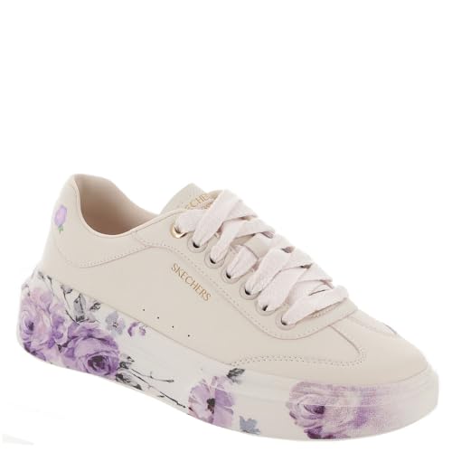 Skechers Court Classics Women's,Cordova Classic-Painted Flora,ROS, 8 M US Rose - Image 1