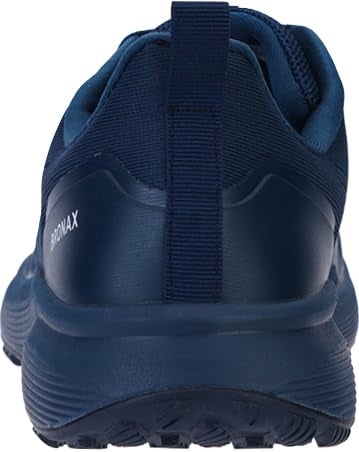 BRONAX Mens Wide Toe Box Tennis Shoes Lace up Walking Road Running Rubber Outsole Size 9.5w Breathable Mesh Workout Athletics Sneakers Comfy Male Training Dark Bule 43 - Image 4