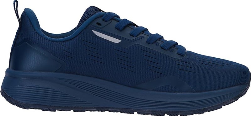 BRONAX Mens Wide Toe Box Tennis Shoes Lace up Walking Road Running Rubber Outsole Size 9.5w Breathable Mesh Workout Athletics Sneakers Comfy Male Training Dark Bule 43 - Image 5