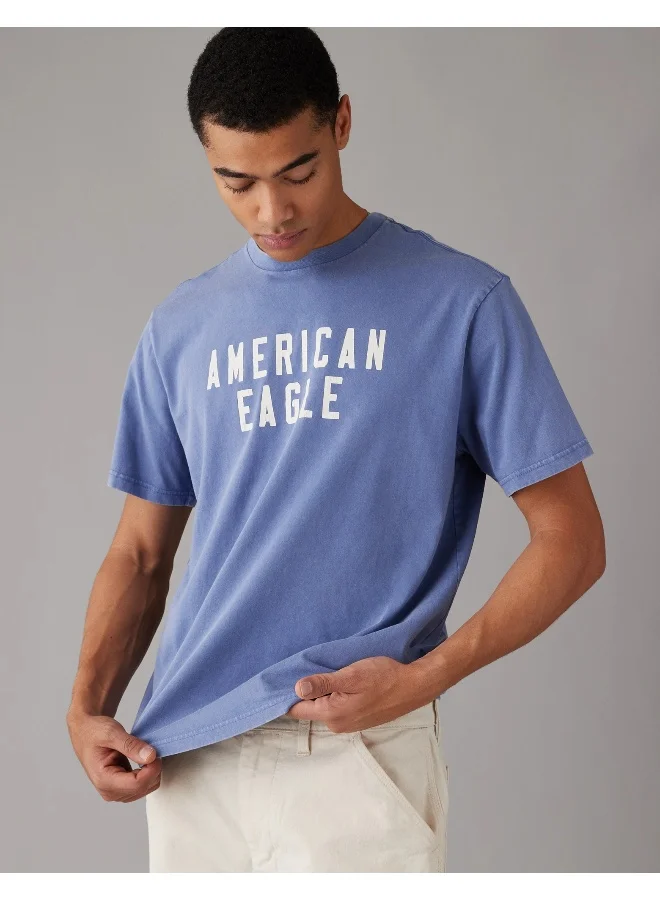 امريكان ايجل Logo Graphic Crew Neck T-Shirt