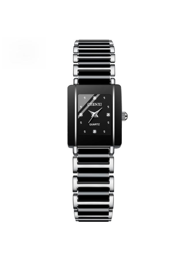 Chenxi Dawn Explosions Square Couple Watch Women And Men's Watch Ceramic Fashion Quartz Watch 