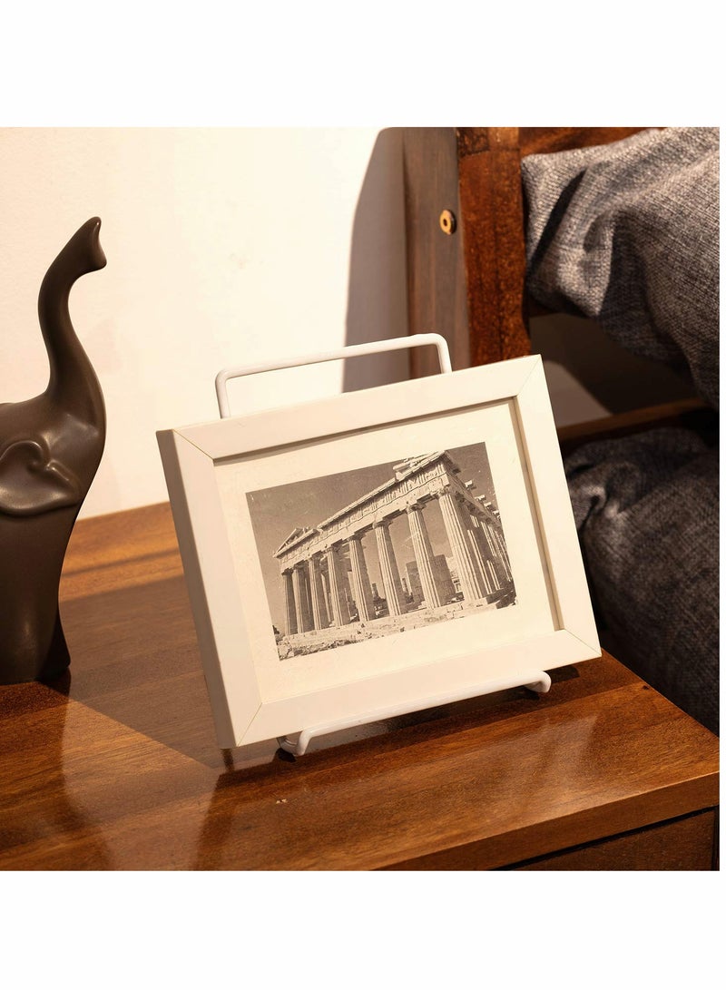 Barakah حامل لوحة، حامل صورة على شكل حامل، حامل عرض قابل للتعديل وقابل للطي، حامل عرض معدني للتابلت - Image 3