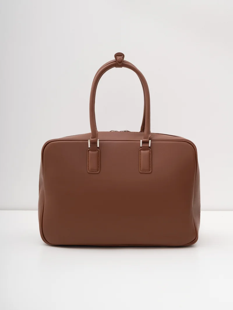 Lichi  Rectangular eco-leather bag with short handles for Women | Best Price UAE