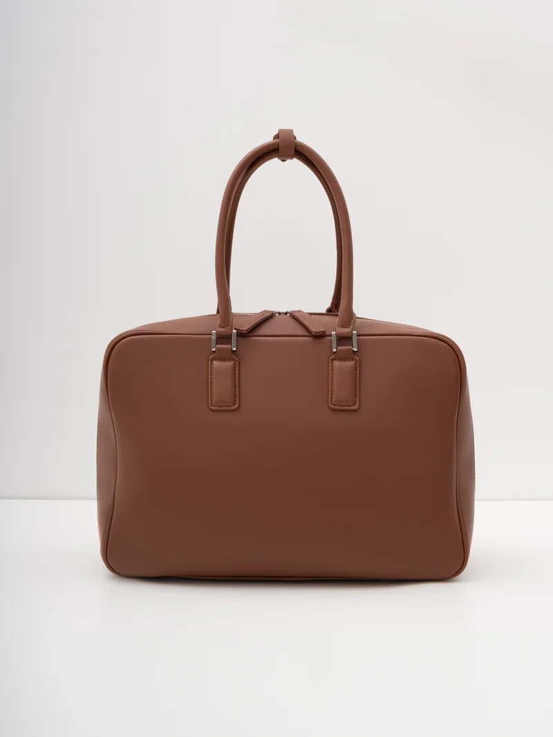 Lichi  Rectangular eco-leather bag with short handles for Women | Best Price UAE