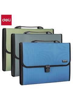 Deli E5556 Expanding File - A4, 13 Grids, Assorted Colors  - Image 1