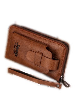 Jeep Buluo Fashionable and practical pocket wallet - black with mobile case  - Image 2