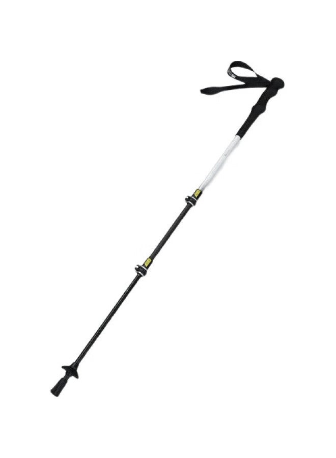 Mobigarden Trekking Pole, Outdoor Hiking Carbon Fiber Aluminum Alloy Folding Walking Stick, Nx24667001, Moonlight White - Image 1