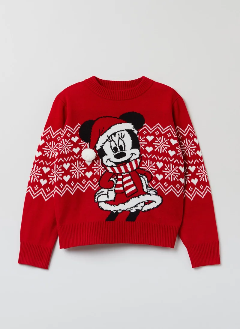 Ovs Ovs Girls Disney Minnie Mouse Winter Jumper