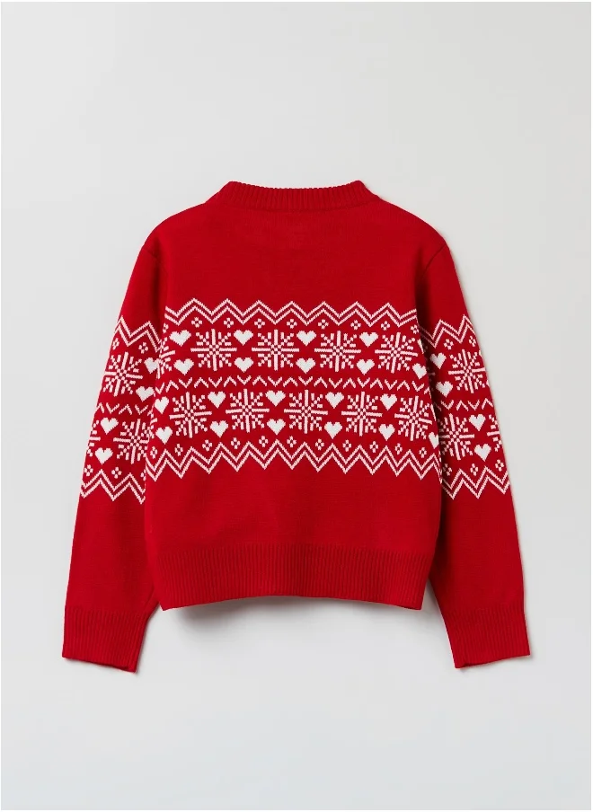 Ovs Ovs Girls Disney Minnie Mouse Winter Jumper