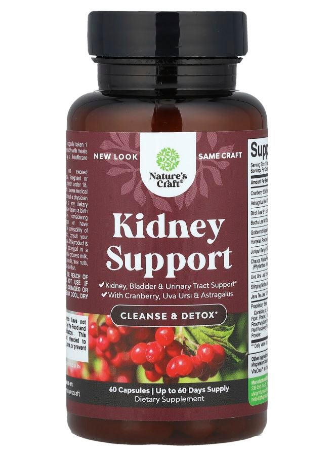 Nature's Craft Kidney Support 60 Capsules - Image 1