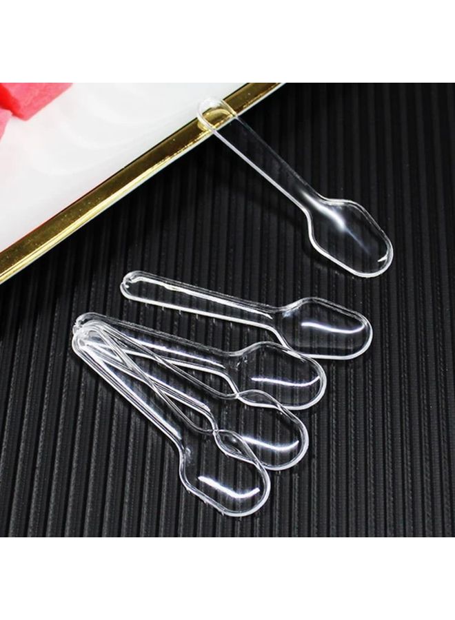 40 Pieces Dessert Spoons Spoon 1 Ice Cream Cake Yogurt Small Spoons Jelly Pudding Spoons Single Packaging For Birthday Party Christmas New Year Wedding Ceremony Outdoor Camping Picnic - Image 1