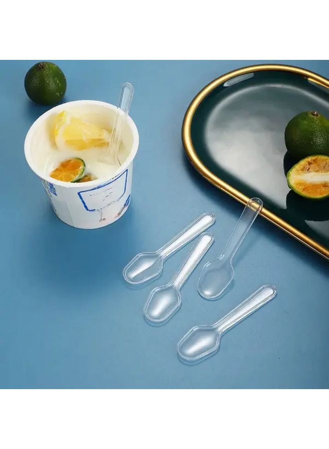 40 Pieces Dessert Spoons Spoon 1 Ice Cream Cake Yogurt Small Spoons Jelly Pudding Spoons Single Packaging For Birthday Party Christmas New Year Wedding Ceremony Outdoor Camping Picnic - Image 4