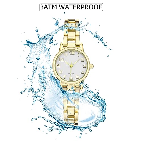 IBSO Women Watches Ladies Quartz Wristwatches Waterproof Bracelet Watch Relogio Feminino (0015 Gold) - Image 5