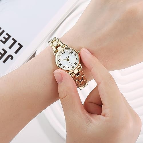 IBSO Women Watches Ladies Quartz Wristwatches Waterproof Bracelet Watch Relogio Feminino (0015 Gold) - Image 4